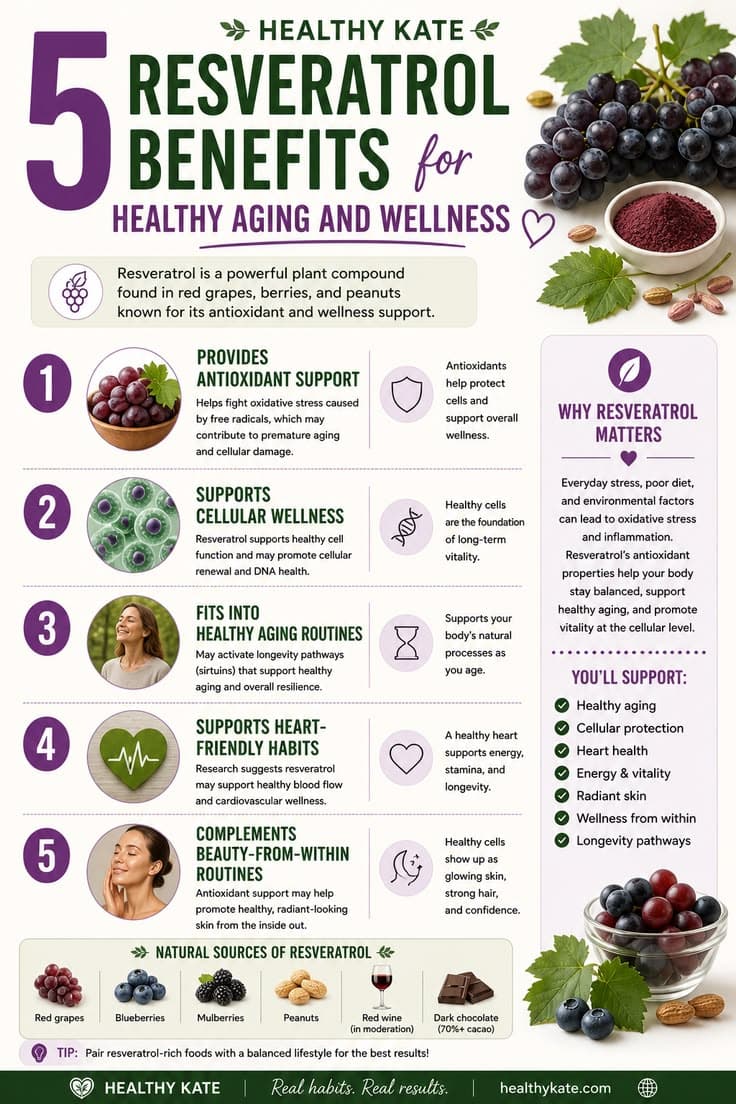 5 resveratrol benefits for healthy aging and wellness